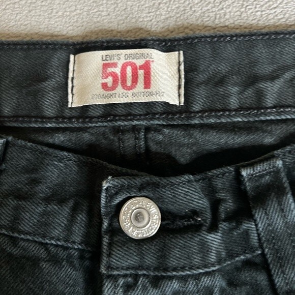 Vintage Levis 501 Cargo Double XX Straight Button Fly Jeans Mens Sz 33 x 33 - Picture 3 of 16